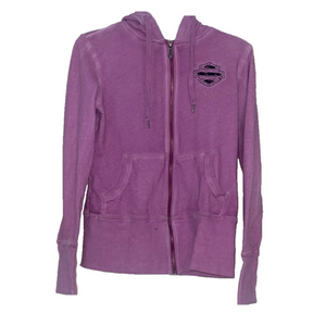 Harley-Davidson Purple Zip-Up Hoodie sweater